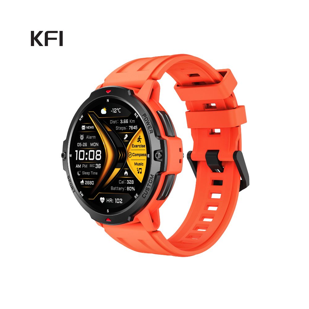 KFI GPS Calling SmartWatch GS (Red)