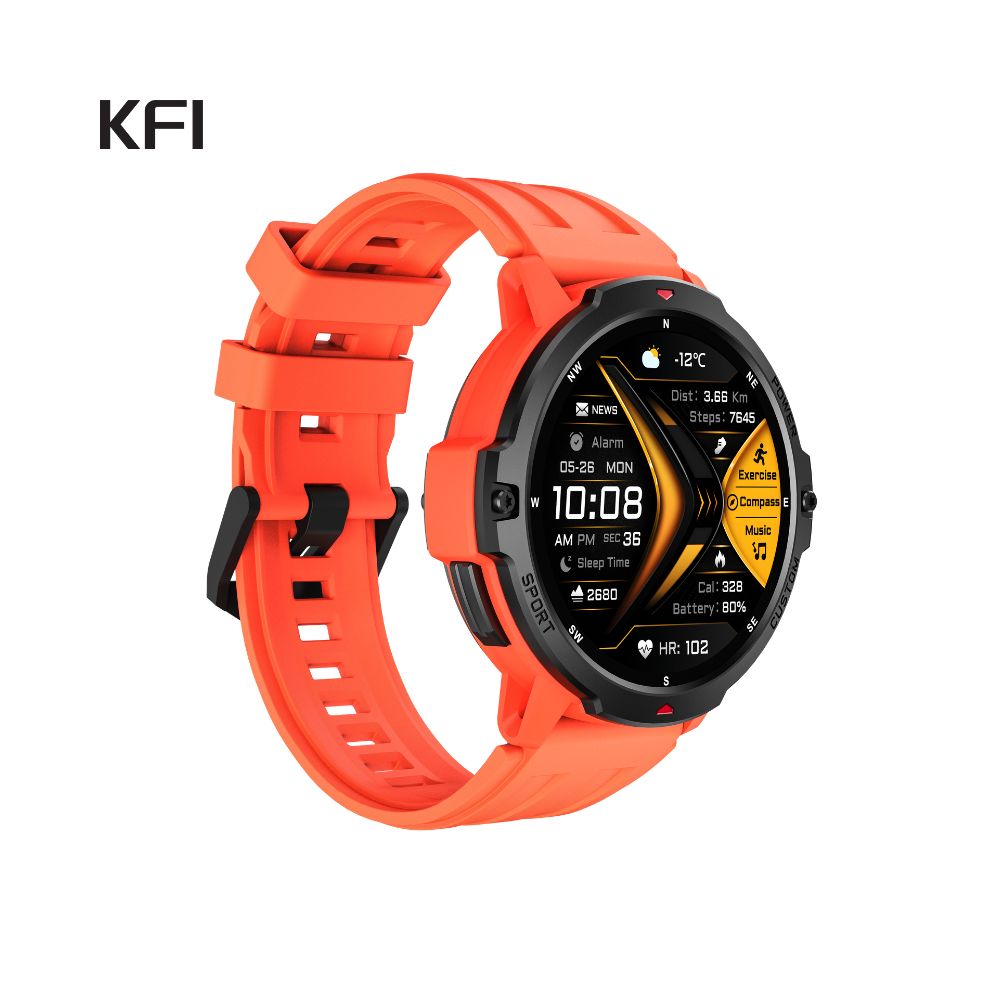KFI GPS Calling SmartWatch GS (Red)