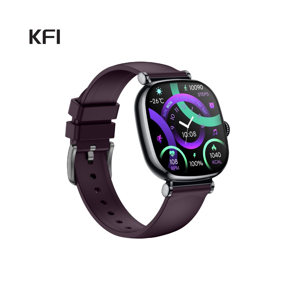 KFI Women's SmartWatch W6 (Black)
