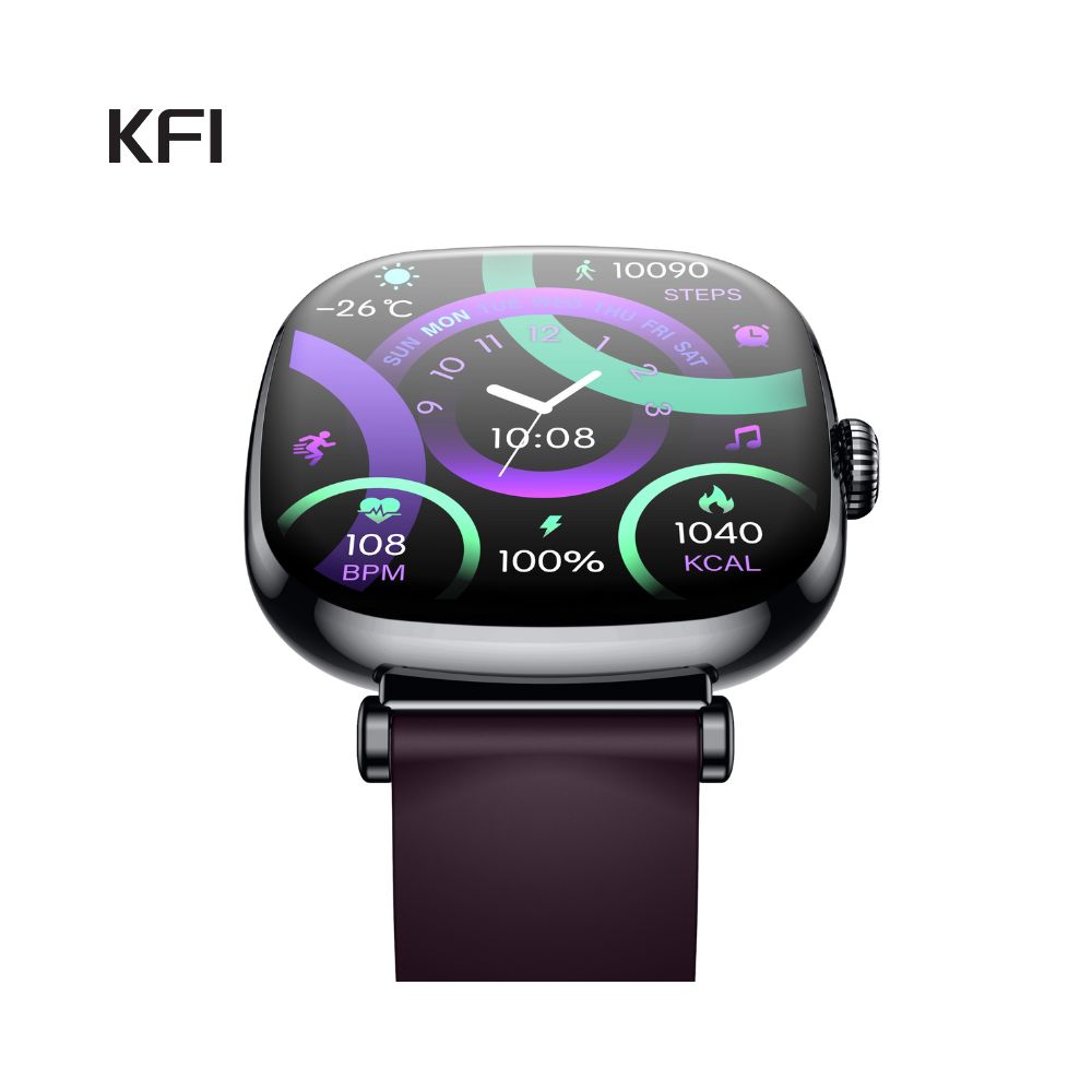 KFI Women's SmartWatch W6 (Black)