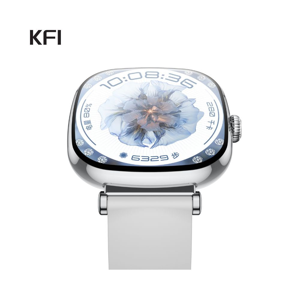 KFI Women's SmartWatch W6 (Silver)