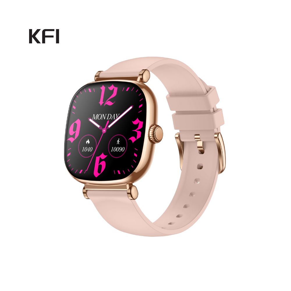 KFI Women's SmartWatch W6 (Gold)