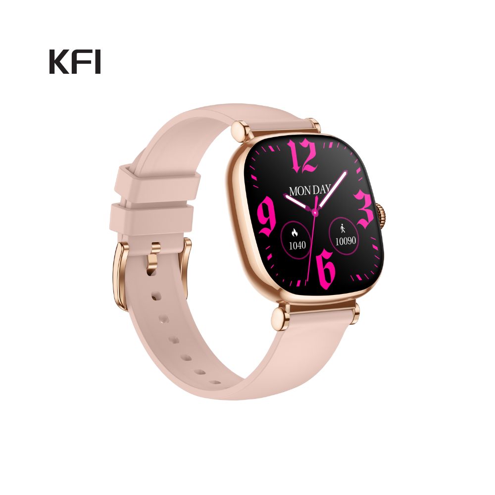 KFI Women's SmartWatch W6 (Gold)