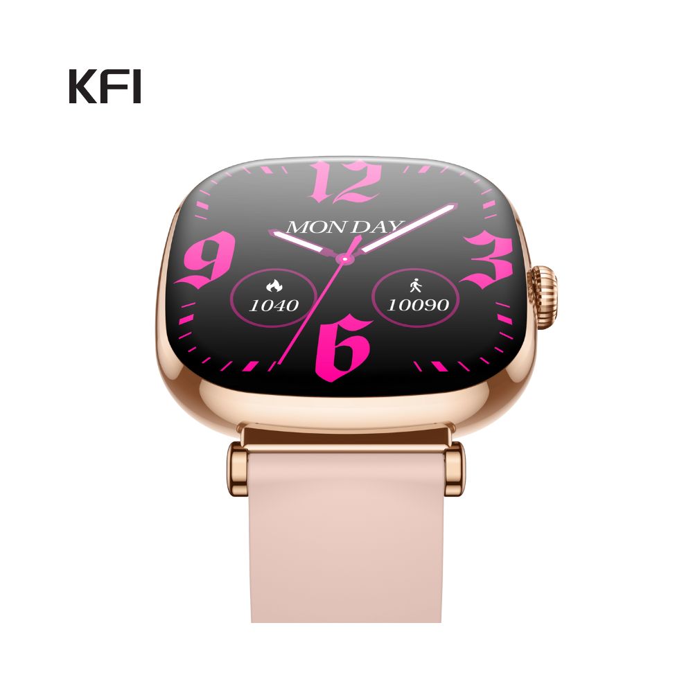 KFI Women's SmartWatch W6 (Gold)